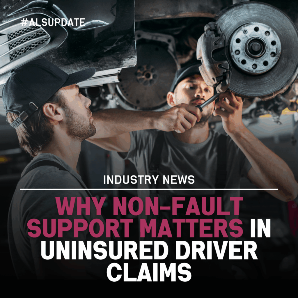 Vehicle repair following a non-fault accident involving an uninsured driver in the UK