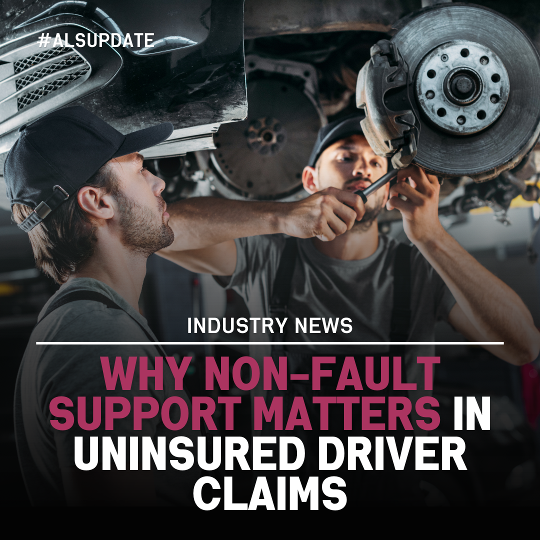 Vehicle repair following a non-fault accident involving an uninsured driver in the UK